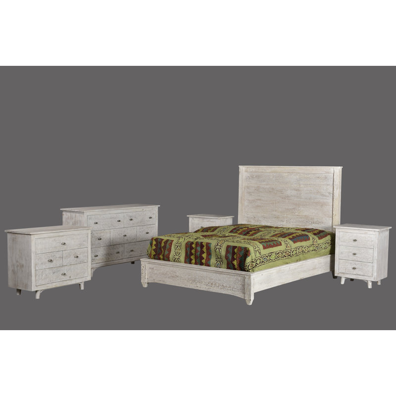 Endsley Solid Wood Piece Bedroom Set