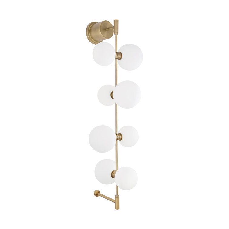 ModernRail 8 - Light LED Armed Sconce
