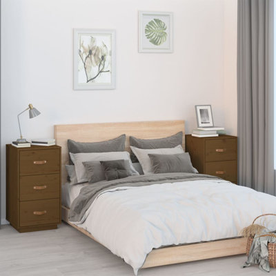 Sindel 3 Drawer Bedside Table