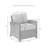 Wicker Outdoor Lounge Chair with Ottoman-368967834-368967828