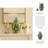 Decorative Pear And Twigs Temple Jar With Lid - Modern Ceramic Tall Table Jar With Chinoiserie Design - Elegant Vase For Home Decor - 14", Green & Brown-1949767902