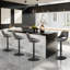 Licon Height Adjustable Swivel Bar Stool-1489772945