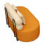 Banc rembourré en similicuir-100761784