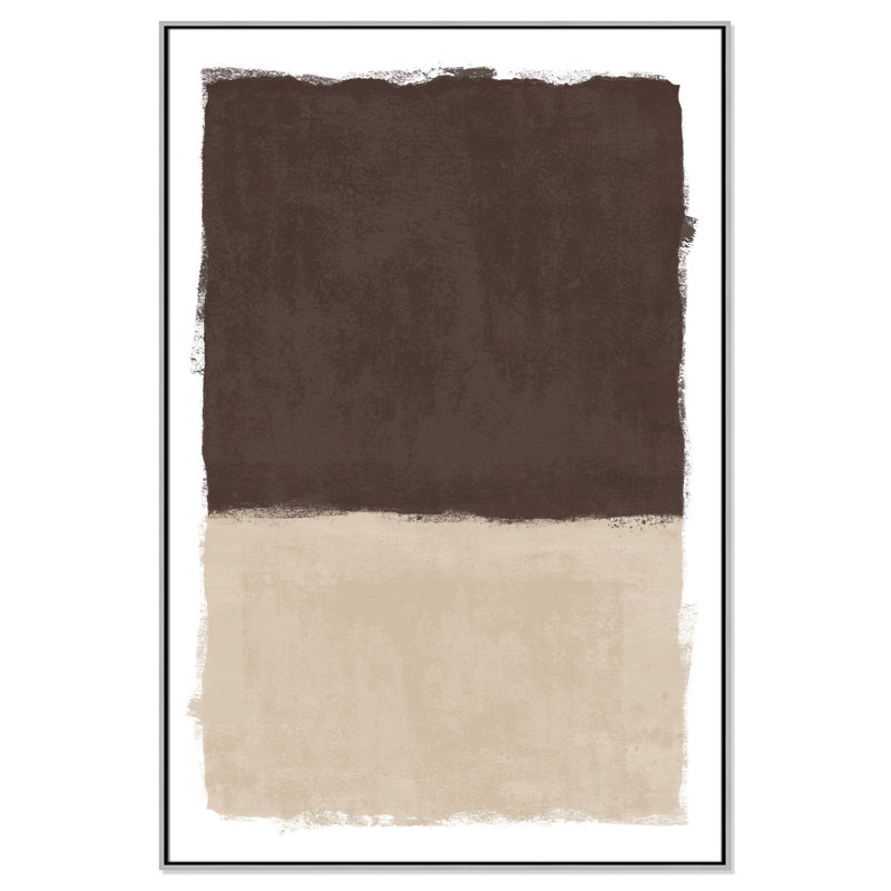 «Brownie Sundae I Print» par Natalie Carpentieri, Flottant argenté, L 41,5 po x H 61,5 po
