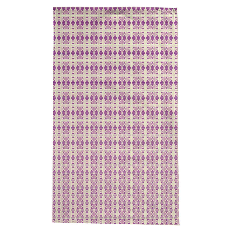 Leffel Lined Diamonds Tablecloth, Mauve