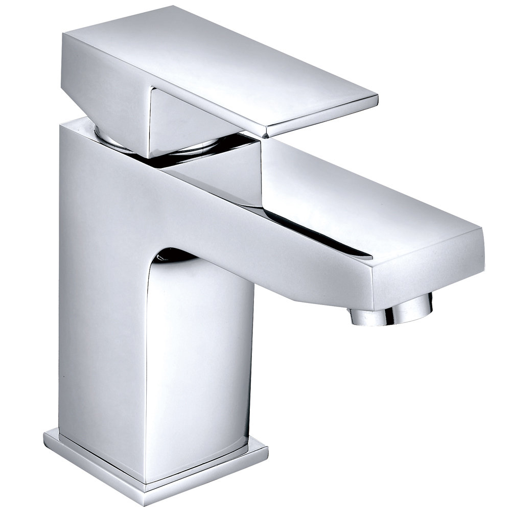 Ippolito Mono Basin Mixer Cloakroom Bathroom Tap Modern Sink Faucet Chrome