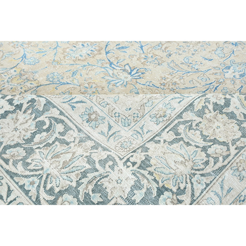 One-of-a-Kind Rectangle 9'4" X 12'11" Hand Knotted Area Rug
