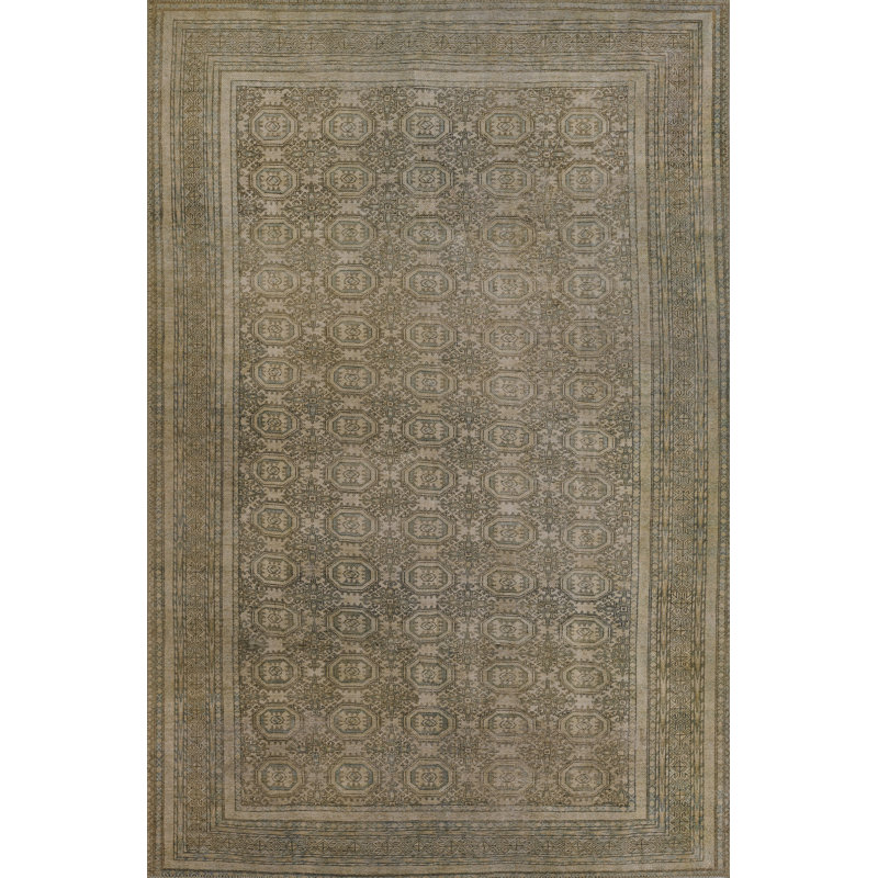 Erin Gates by Momeni Dorset Warren Polyester Green Area Rug, Rectangle 5' x 7'6"