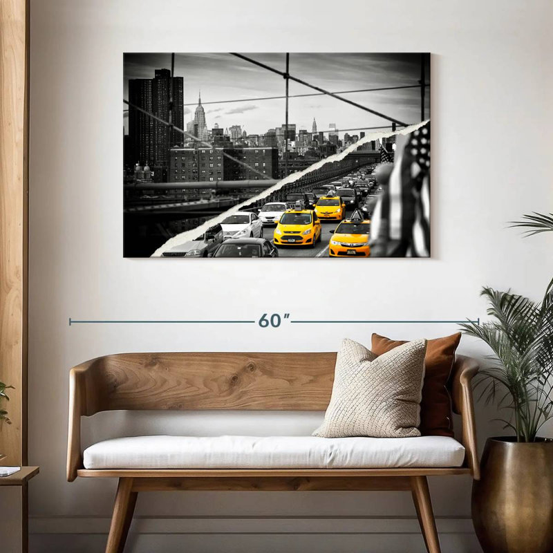 Mehar Dual Torn NYC, 30" H x 45" W