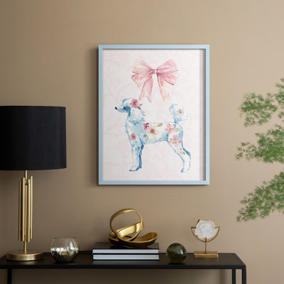 «Frilly Lily», reproduction encadrée - bois massif