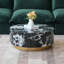Table basse ronde Tavola Fiorita - noir-594729953