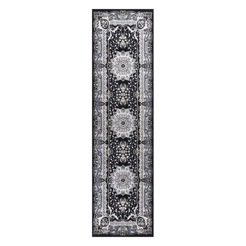 Floral Area Rug, Runner 61 x 220cm