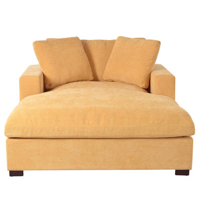 Alhertine Oversized Lounge Chaise Sofa by Latitude Run