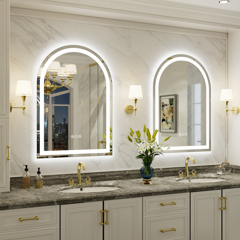 Miroir de salle de bain Wayfair Basics, 28 po x 20 po
