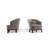 Ava Upholstered Barrel Accent Chair, Grey-2102708141