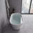 54" Streamline Soaking Freestanding Tub With Internal Drain-108964623