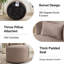 Fauteuil d'appoint pivotant avec coussin décoratif Narissa-164214952