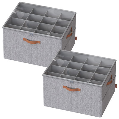 32 Pair Shoe Storage Box