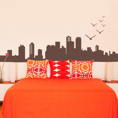 Décalcomanie murale horizon city
