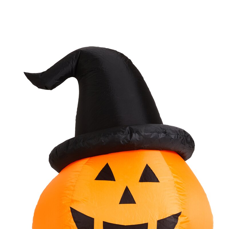 The Holiday Aisle® Halloween Pumpkins Decoration Lighted Inflatable ...