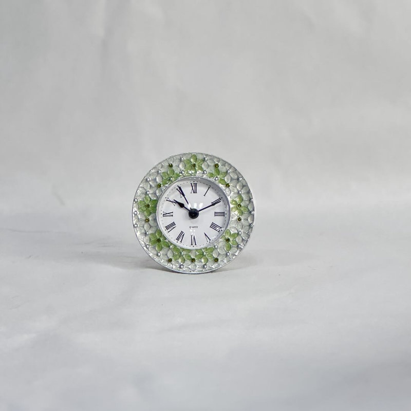 Horloge de bureau ronde 3,74 po