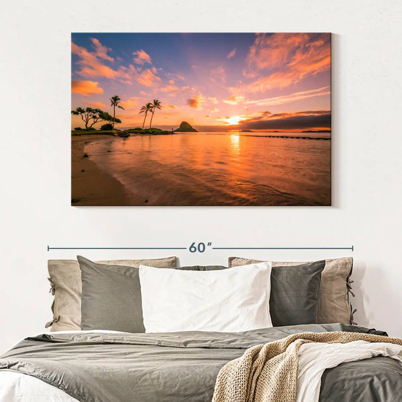 Coucher de soleil tropical Gillard Hawaii, H 34 po x l 51 po