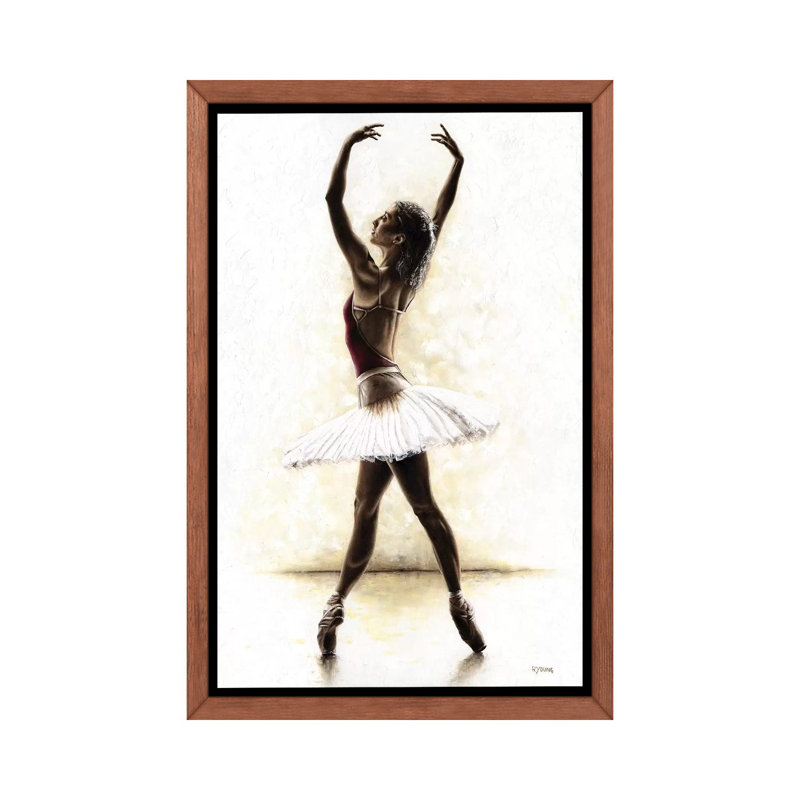 Aw Awesome par Richard Young - impression d'art graphique, H 40 po x l 26 po x P 1,5 po, Cadre flottant brun