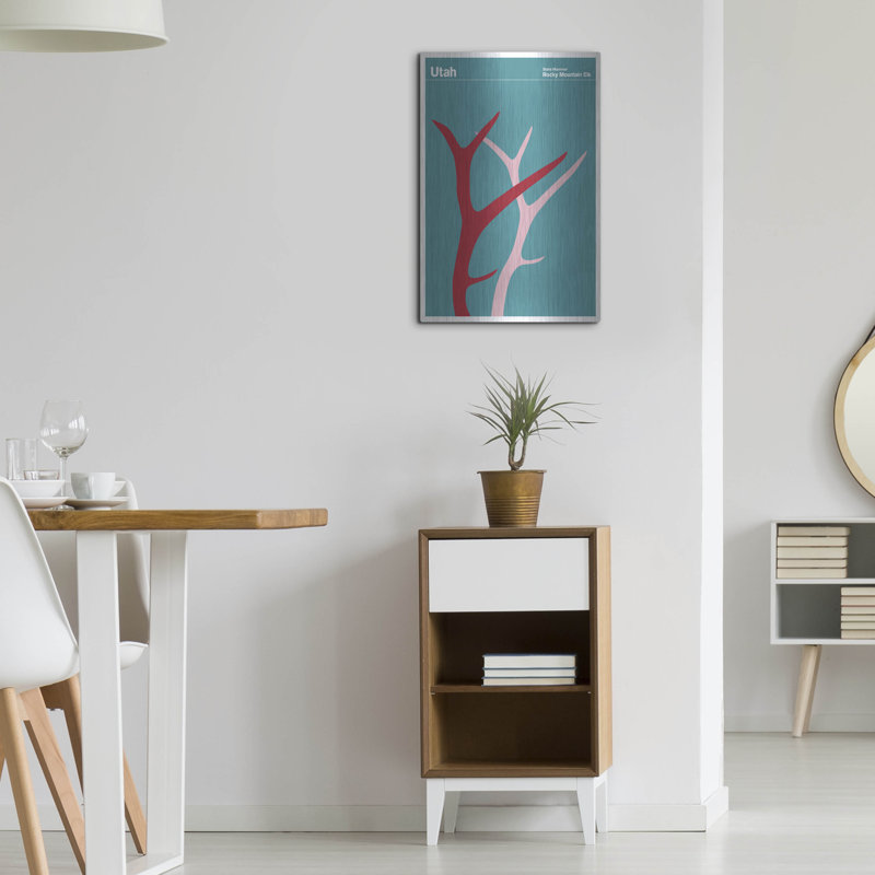 Winston Porter «Montague Posters 9» par Print Collection, art mural en métal, H 24 po x l 16 po