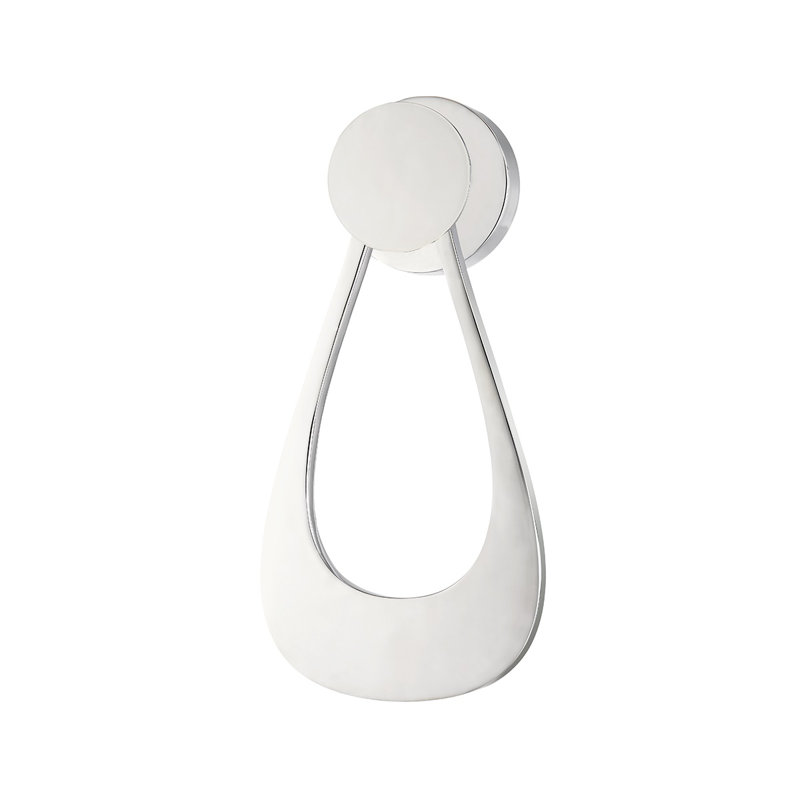 Rooney LED Flush Mounted Sconce, Polished Nickel