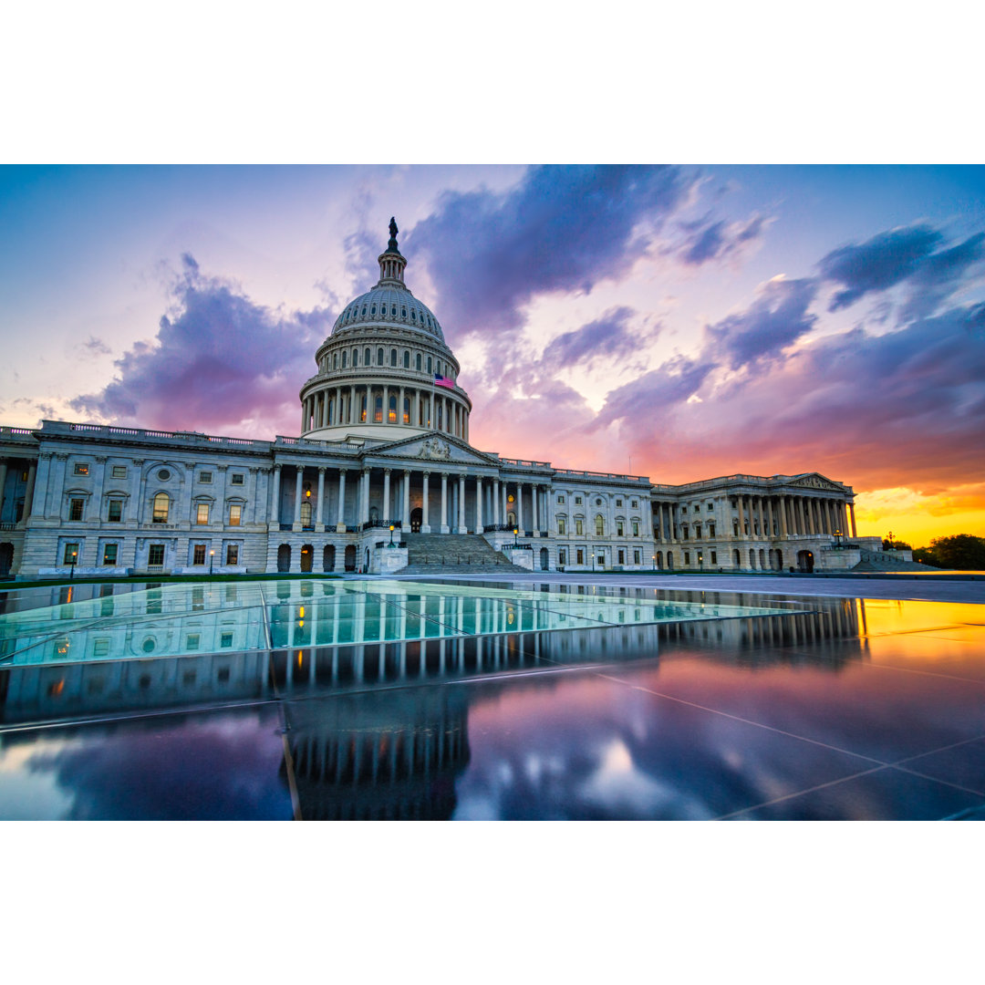 US Capitol In Washington von Daniel Lange - Leinwandbild