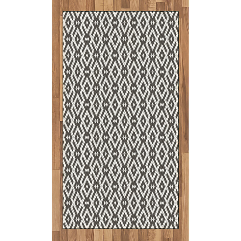 Modern High Density Long Fiber Poly Threads Decorative Area Rug Carpet, Rectangle 2'7" x 5'