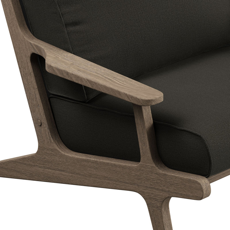 Fauteuil d'extérieur en bois de teck Saratoga, Gris