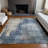 Premium Machine Washable Prisco Navy Rug-1304678044