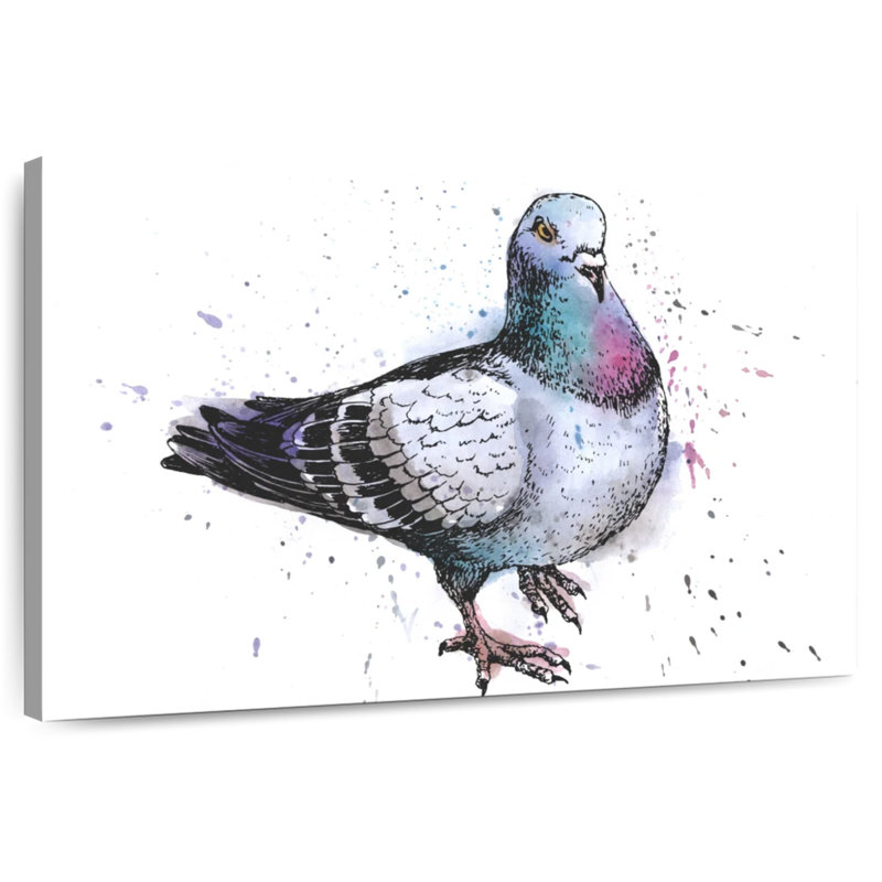 Pigeon, 8" H x 12" W