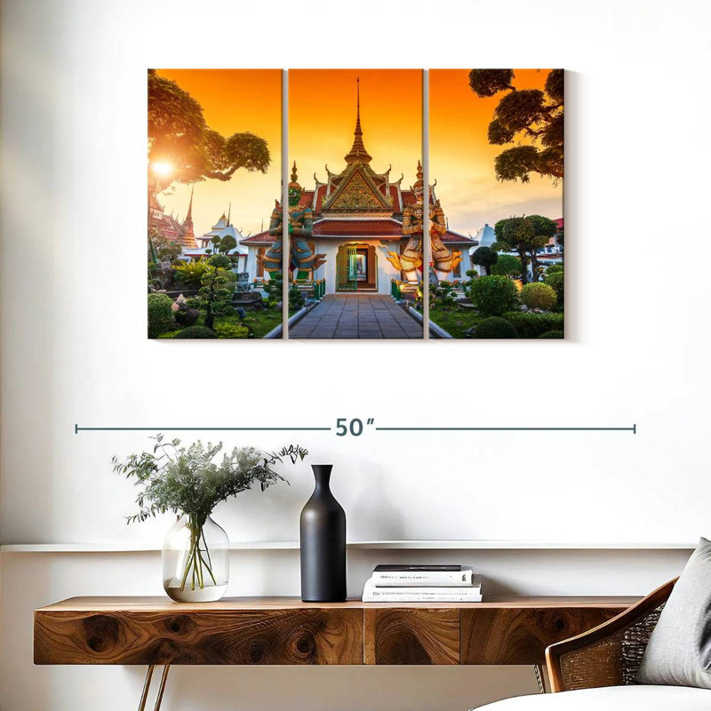 Adella Wat Arun Gate, 24" H x 38" W