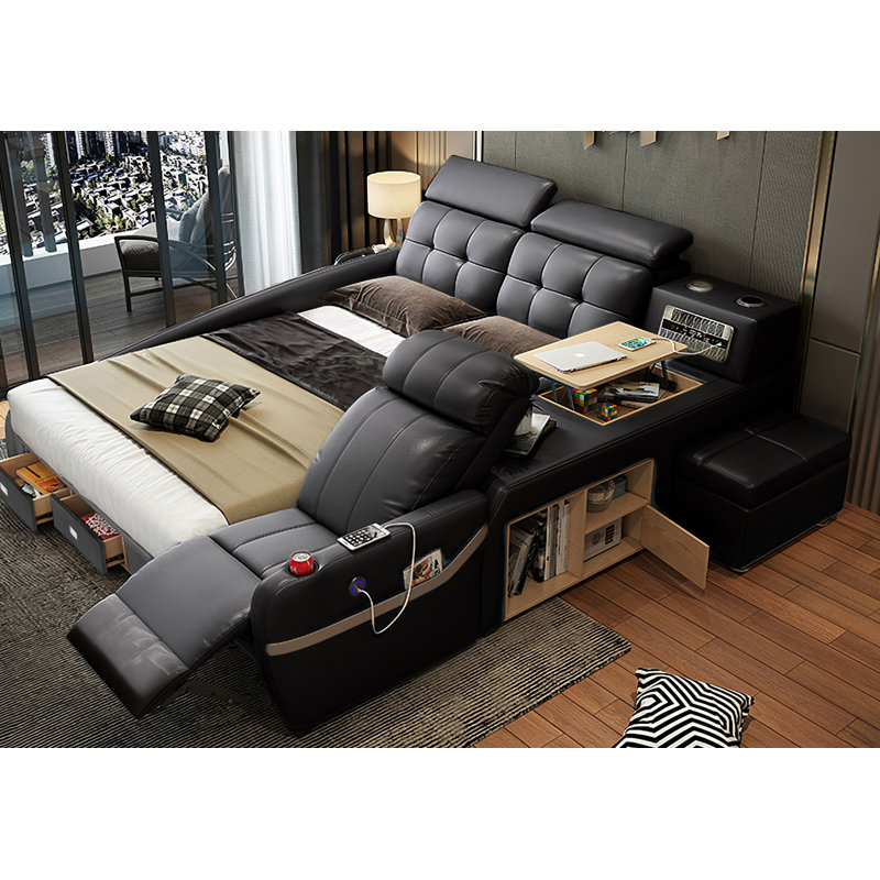 Lit intelligent multifonctionnel Lubov | Mobilier futuriste, Grand