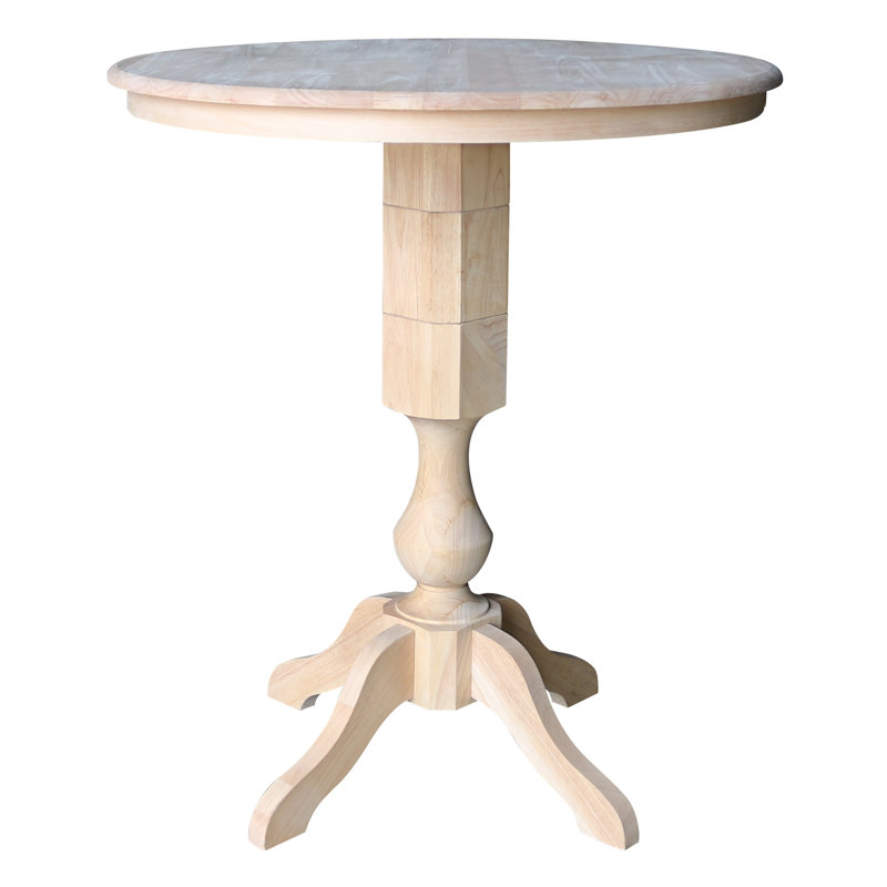 Round Top 3 Piece Pedestal Base, Counter Height Dining Set