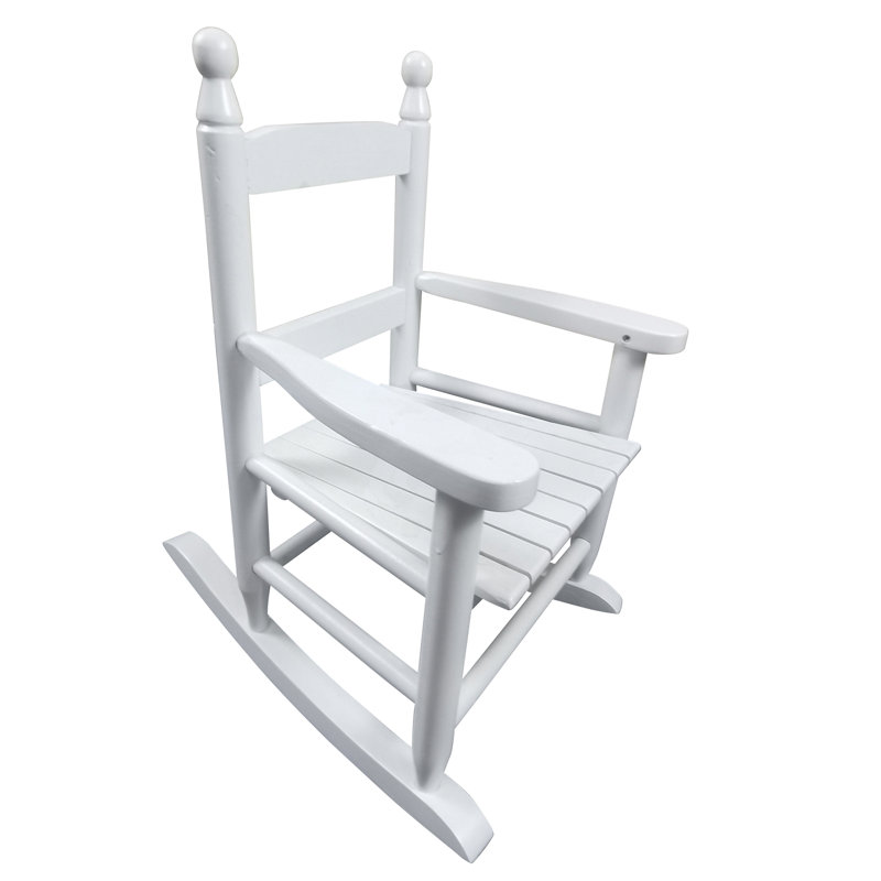 Chaise berçante pour enfants, Blanc
