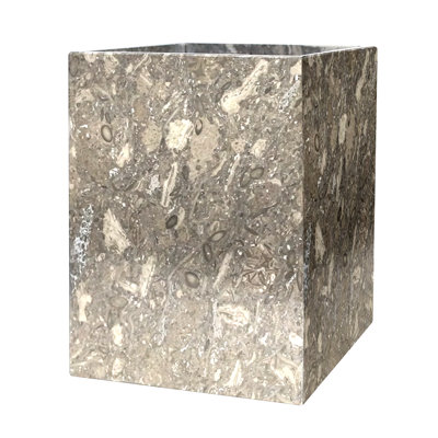 Stone Open Waste Basket - 2.13 Gallons