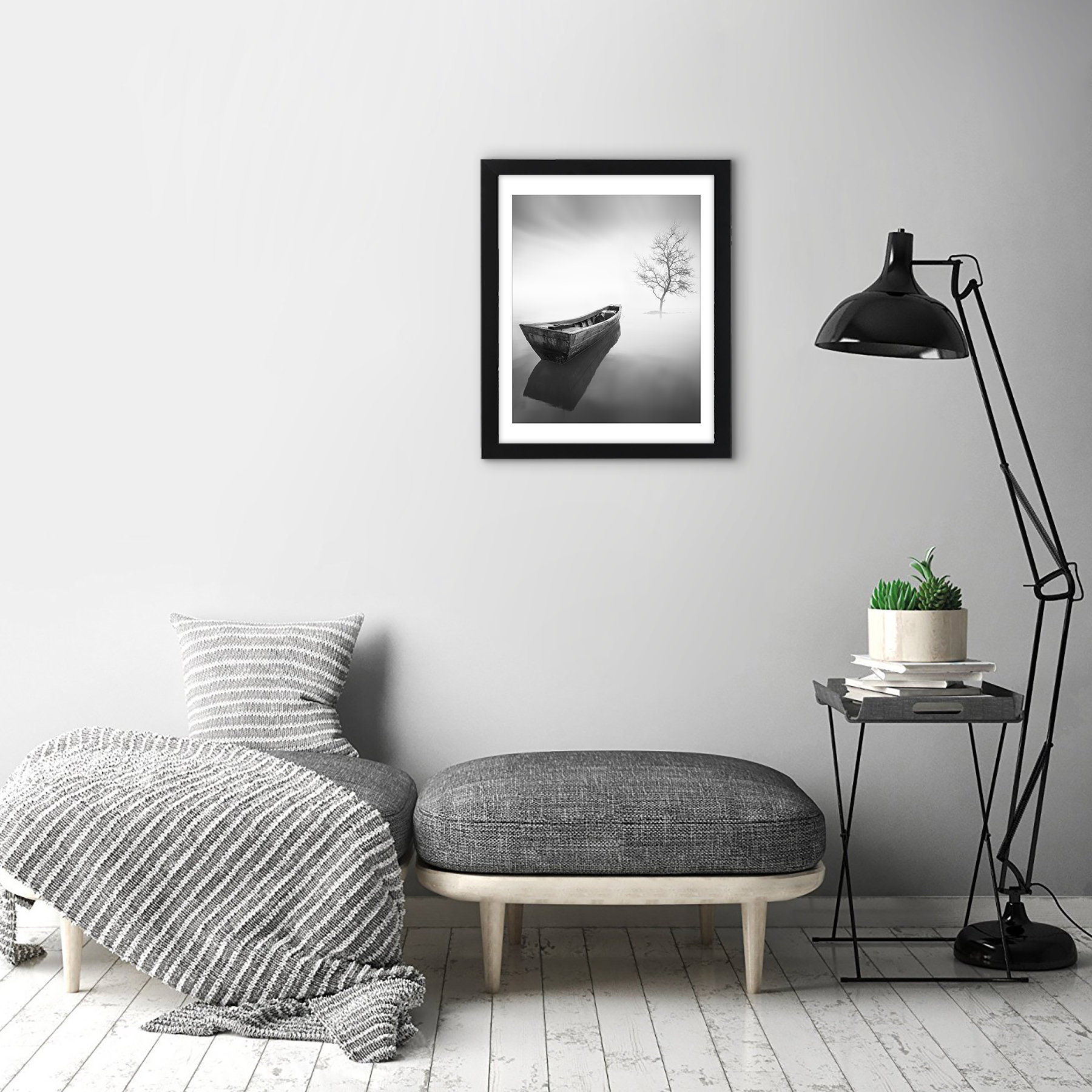 14x17 Poster Americanflat 16X20 Poster Frame With Mat For 14X17 - Black Wood with ...