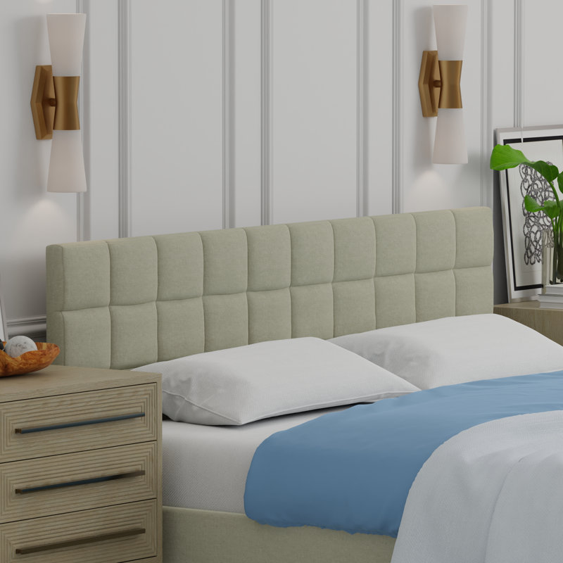 Barthmaier Upholstered Headboard, Beige, King