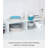 Tower Yamazaki Home Stackable Kitchen Rack, Storage Organizer Counter Shelf, Small, Stack up to Two-46492098-46492096