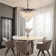 Yader 8 - Light Dimmable Tiered Bubble Chandelier with Textured Globe Glass