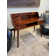 Calman Solid Wood Writing Desk with Power Outlet