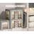 3 Openings Clothes Storage Bins With Metal Frame, Foldable Storage Bin For Clothes, Clothing Storage Bins With Lid, Linen Storage Box With Clear Window＆ Zippers＆ Durable Handles.(3 Pcs,Light Grey,40L)