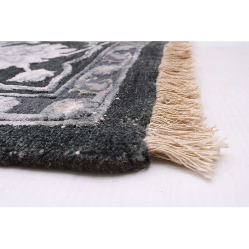 Tapis unique en laine noué à la main 8 pi 1 po x 10 pi 2 po nouvel âge istres