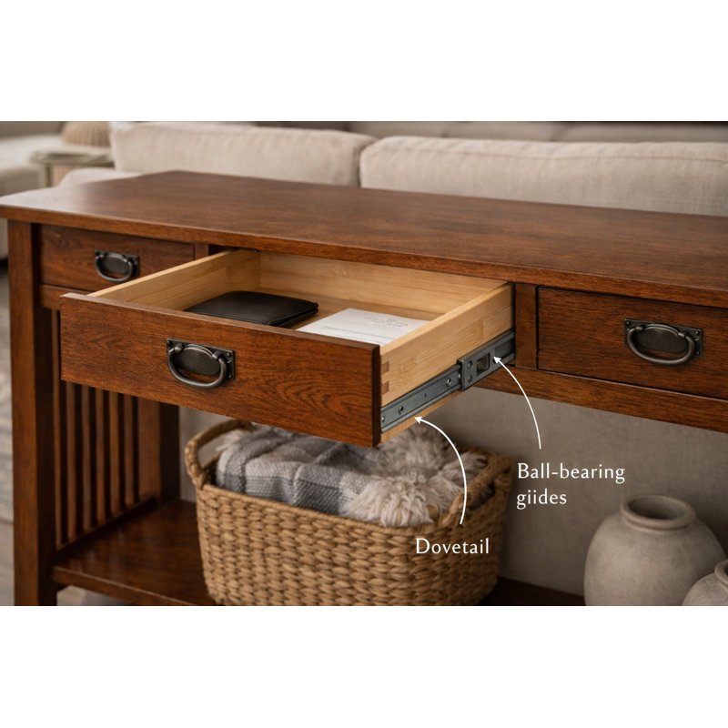 Vivre 46.5'' Solid Wood Console Table