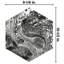 Ebru 9" x 11" Porcelain Marble Look Wall & Floor Tile