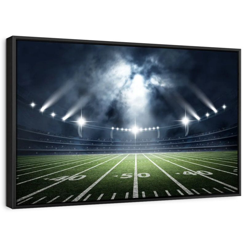 Grand Football Stadium Canvas Print, 9" H x 13" W
