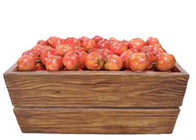 Balee Full Case Of Red Apples Statue